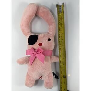 Dooodolls plush Pinkie Pirate 12" Eye patch Rabbits Bunny pink Easter cute